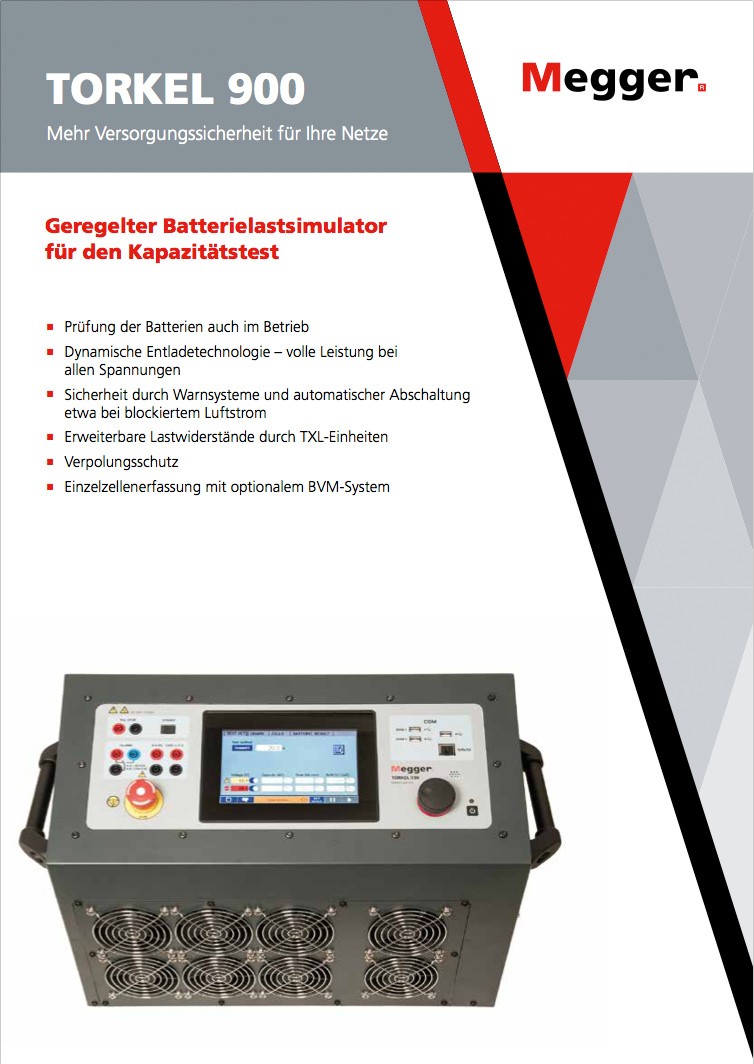 megger produktkatalog PDF