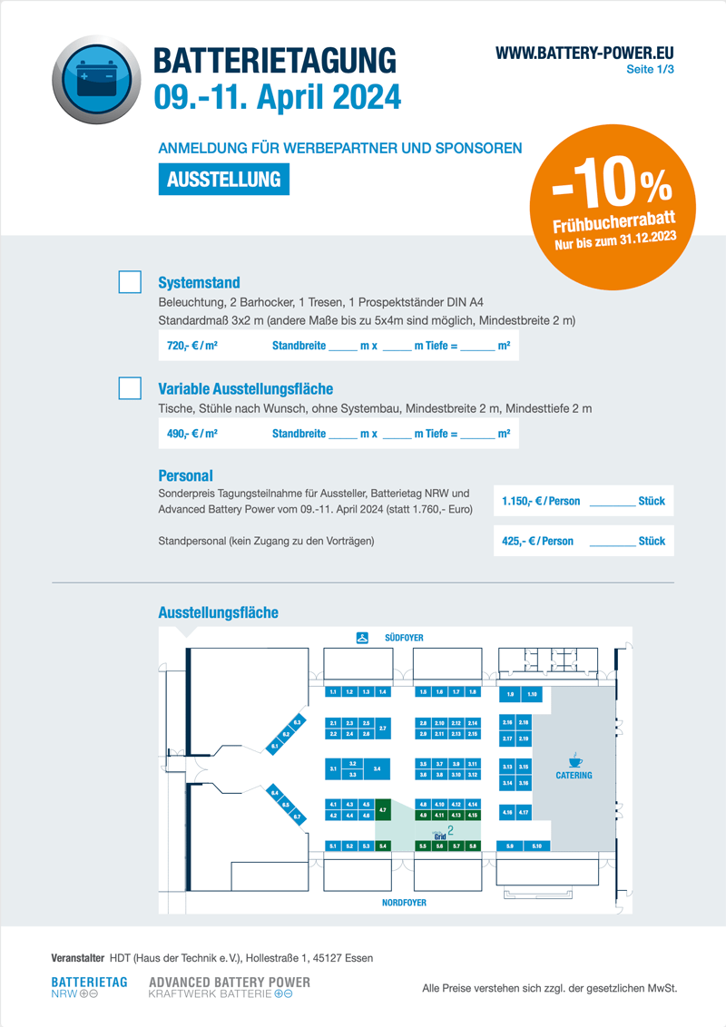 Ausstellereformular de